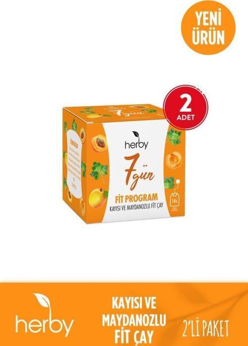 7 Gün Fit Program - Kayısı ve Maydanozlu Fit Çay 2'li