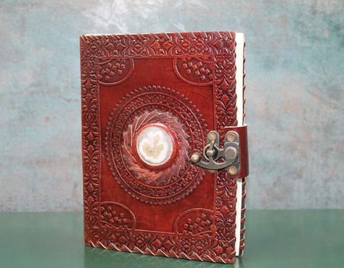 Taşlı Deri Defter