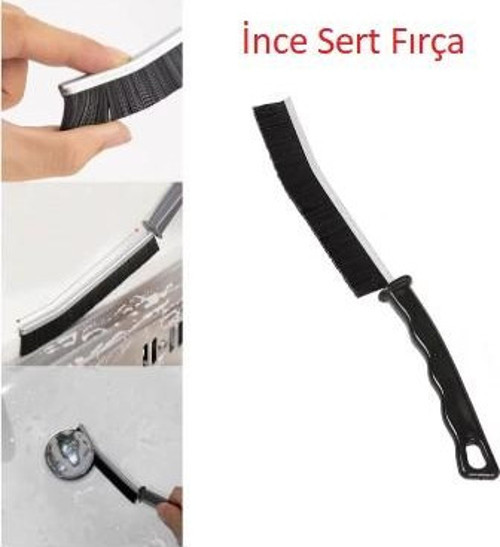 Derz Arası Banyo Mutfak Dar Alan İnce Temizlik Fırçası