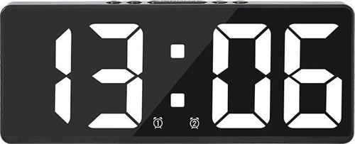 Led Ekranlı Dijital Alarmlı Masa Saati Orta Boy