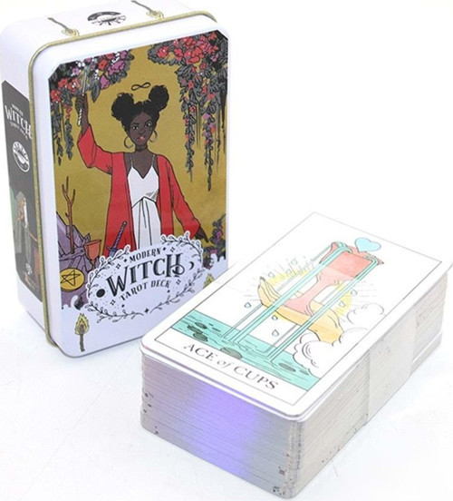 Metal Kutulu Tarot Kartı