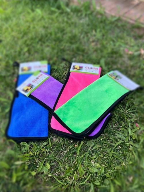 2 Adet 30X40 Cm Mikrofiber Biyeli Kalın Çift Taraflı Araç Kurulama Havlusu Ve Cila Bezi
