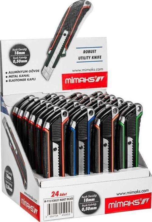 Maket Bıçağı Robust 18 Mm M-918 (24 Lü Paket)