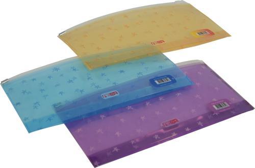 Fermuarlı Dosya Kalemlik Zip Gençlik Karışık Renk (12 Li Paket)