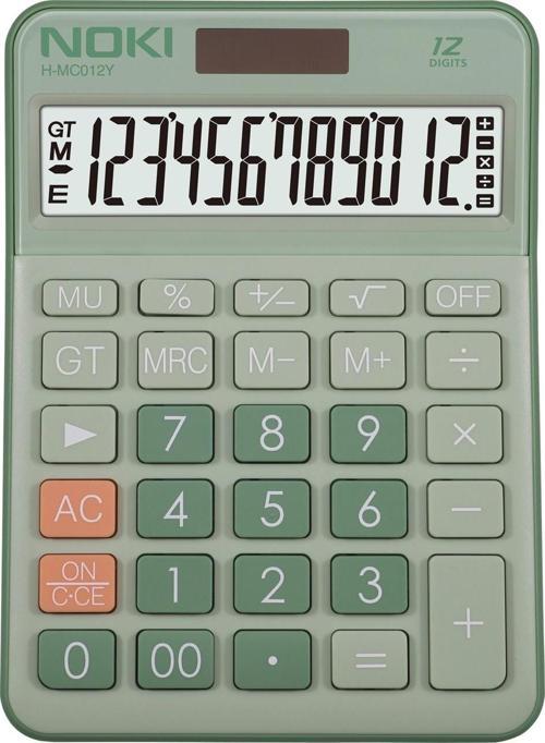 Masaüstü Hesap Makinesi 12 Hane Yeşil H-Mc012Y