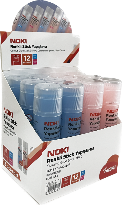 Stick Yapıştırıcı Renkli 40 Gram 3540 (12 Li Paket)
