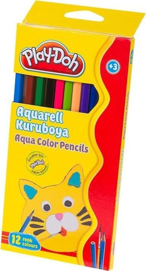 Kuru Boya Kalemi Aquarell Tam Boy 12 Renk Ku010