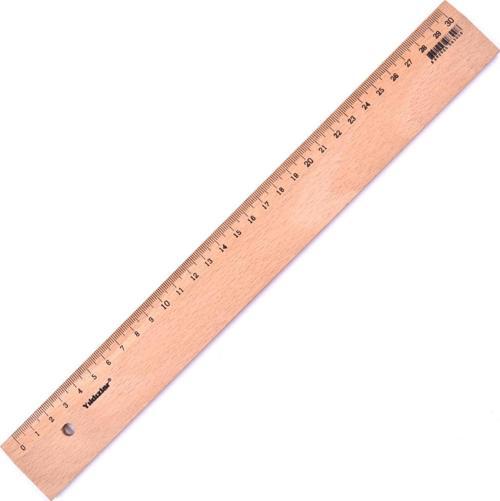 Beş Yıldızlar Tahta Cetvel 30 Cm 083