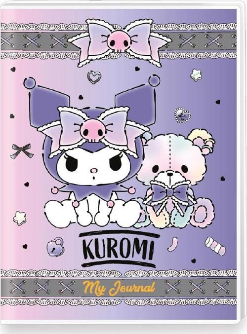 Vj Kuromi, Mini Journal A7 128 Sayfa Not Defteri 80 Gr 525-2211 (16 Lı Paket)