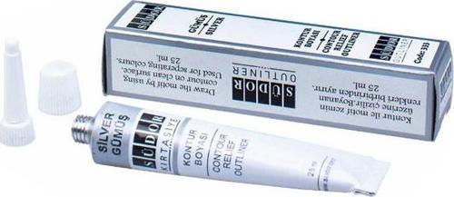 Kontur Boyası Gümüş 25 Ml (24 Lü Paket)
