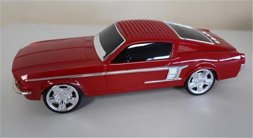 Kırmızı Arabalı Nostaljik Radyo Fm-Usb-Tf-Aux Şarjlı Rt-1951