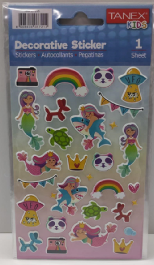 Puffy Decorative Serisi Stickers Tnx-27205