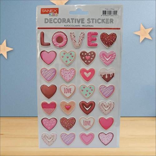 Puffy Eva W/Glıtter Serisi Stickers Tnx-27154