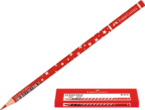 Faber-Castell Başlık Kalemi Yıldız Kırmızı 1131 450001 (12 Li Paket)