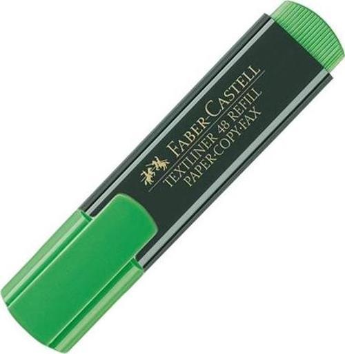 Faber-Castell Fosforlu Kalem Yeşil 15 48 63 (10 Lu Paket)