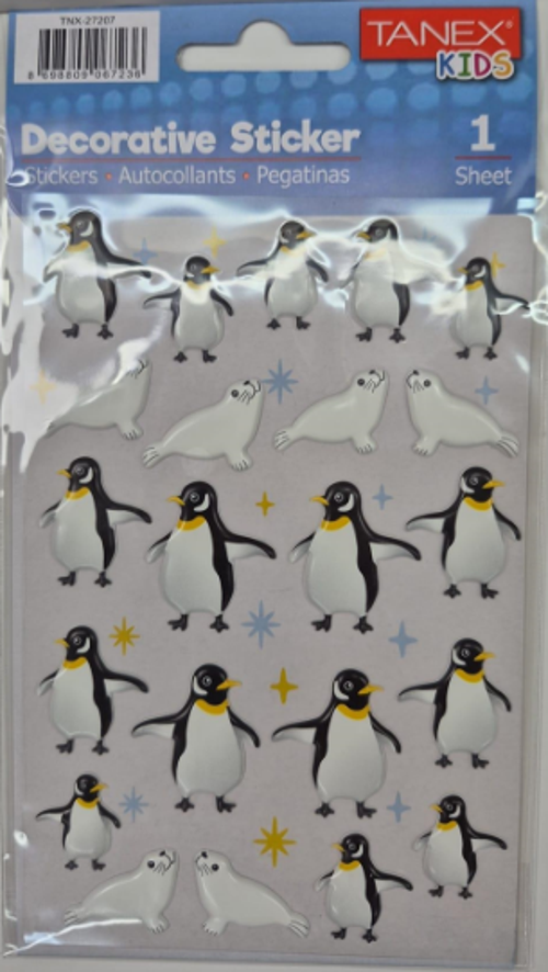 Puffy Kutup Hayvanları Serisi Stickers Tnx-27207