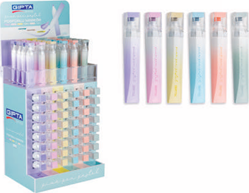 Fosforlu Markör Kalem Pickpen Pastel 6 Renk 180 Li Stand