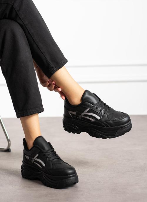 Kadın Yüksek Topuklu Sneaker PL044