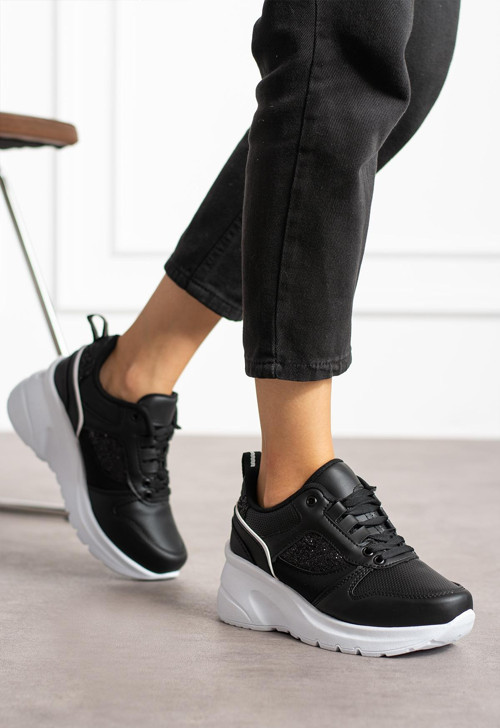Kadın Yüksek Topuklu Sneaker PL026