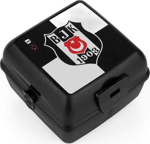 Me Saklama Kabı Beşiktaş Bjk 1903 Logo Desenli 4 Bölmeli Çatal Kaşıklı Beslenme Kabı