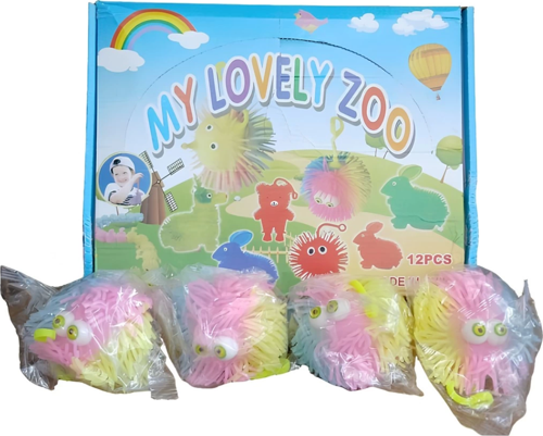 Işıklı Dikenli Elastik Top