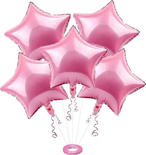 YILDIZ FOLYO BALON  PEMBE 18 INC