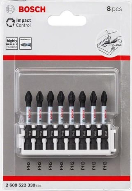 IMPACTC VİDALAMA UCU PH2*50MM 8"Lİ (330)