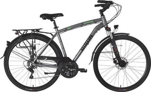 COMFORTLİNE ERKEK ŞEHİR BİSİKLETİ 52CM MD 28 JANT 21 VİTES METALİK GRİ YEŞİL