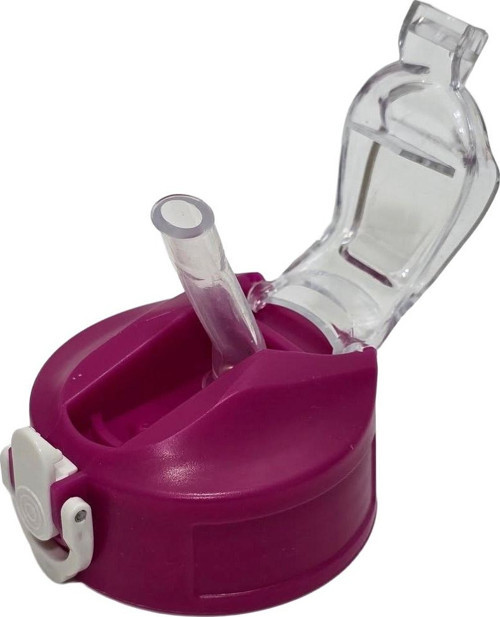 Otomatik Pipetli Su Matarası Yedek Kapağı 57mm Pembe