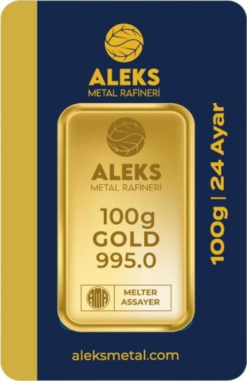 100 gr 995 24 Ayar AMR Külçe Altın