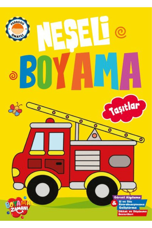 Başaranbutik Clz404 Neşeli Boyama - Taşıtlar