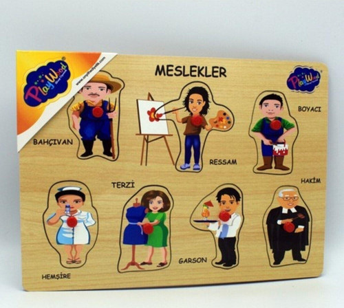 Playwood Ahşap Tutmalı Meslekler Ony-163/164/165