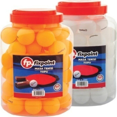 P-0483 Turuncu Masa Tenisi Topu 60'Lı Paket