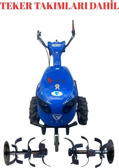 310 Dizel Çapa Makinesi Marşlı Farlı 7 Hp (Teker Takımlı)