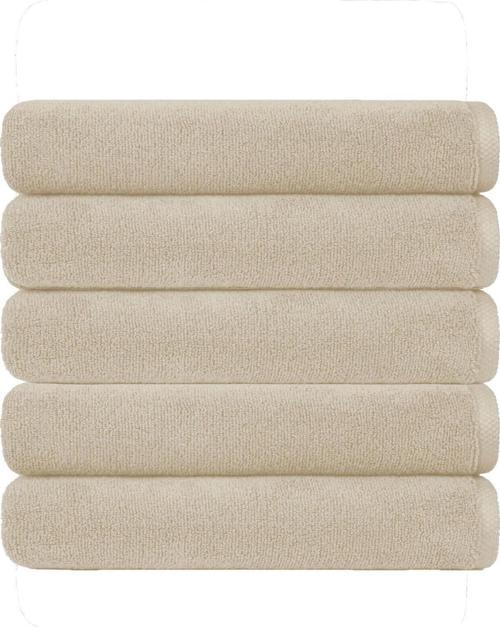5 li Otel Banyo Havlusu Pamuklu 90X150 Cm Renkli 16/1 Avs 580 Gr