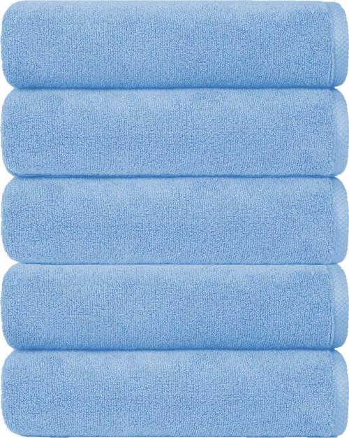 5 li Otel Banyo Havlusu Pamuklu 70X145 Cm Renkli 16/1 Avs 440 Gr