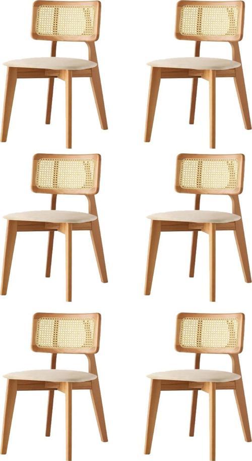 Kuzey Sandalye Ahşap Gürgen 6 Lı Set Cafe,Restaurant,Mutfak,Salon,Yemek Odası Sandalyesi 