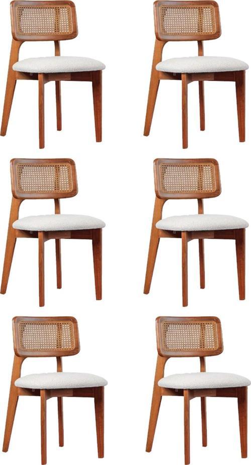 Kuzey Sandalye Ahşap Gürgen 6 Lı Set Cafe,Restaurant,Mutfak,Salon,Yemek Odası Sandalyesi 