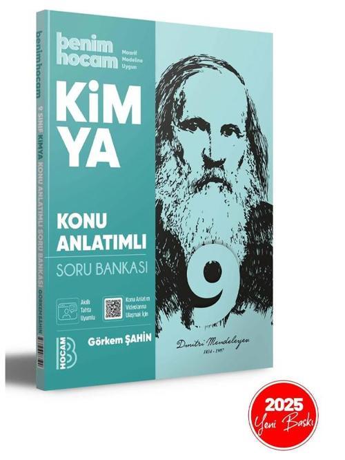2025 9. Sınıf Kimya Konu Anlatımlı Soru Bankası Benim Hocam Yayınları