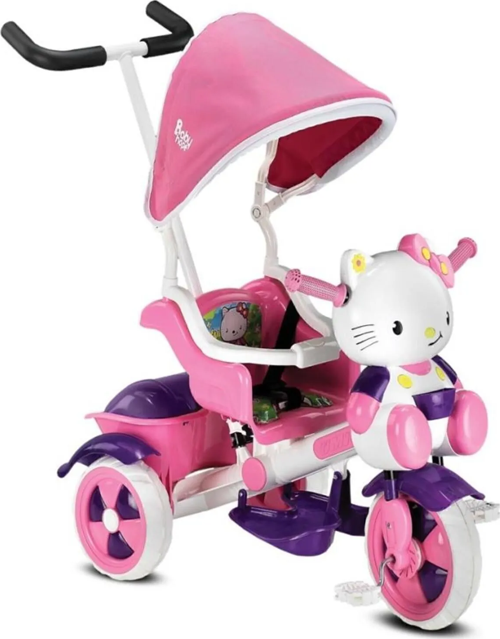 Hello Kitty Kontrollü 3 Tekerlekli Bisiklet