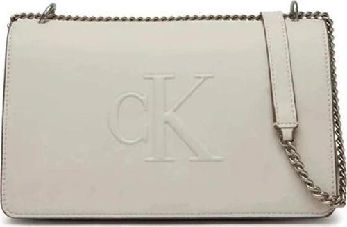 SCULPTED EW FLAP25 SHOULDER BAG Kadın Beyaz Omuz Çantası LV04K3035G-RM0