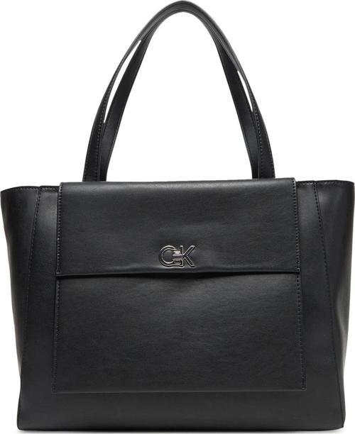 CK RE-LOCK MEDIUM SHOPPER Kadın Siyah Çanta LV04F3223G-UB1
