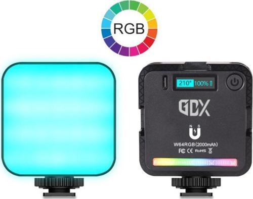 64 Rgb Led Mıknatıslı Mobil Video Işığı