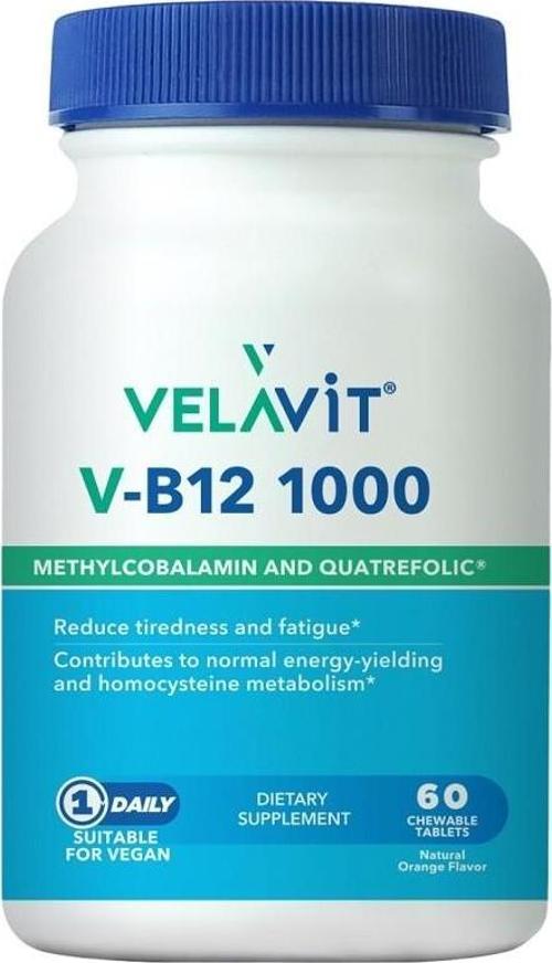 V-B12 1000 Çiğneme Tableti 60lı