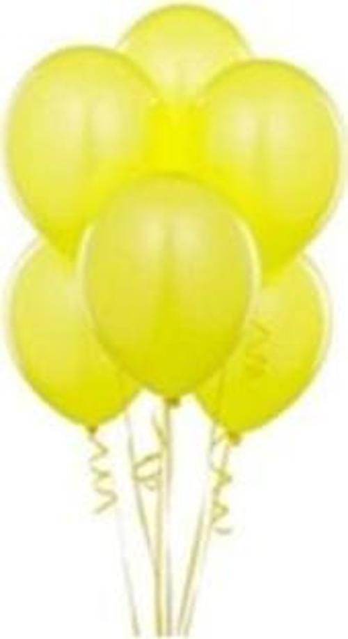 Büro Ev Partisi için 100ADET Sarı Balon Seti