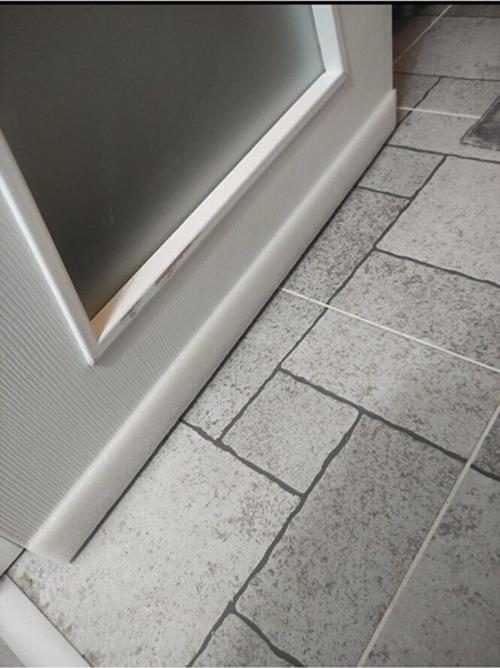 Büro Ev Yalıtımı için 4ADET Beyaz Kapı Altı U Stil Yalıtıcı Strafor Seti