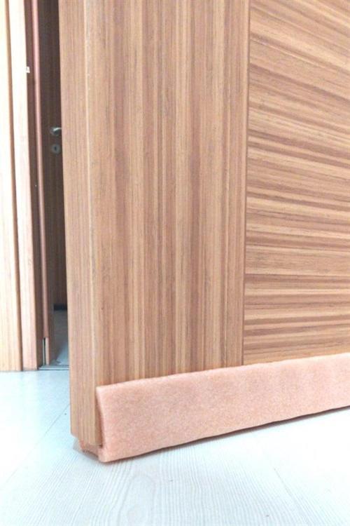 Büro Ev Yalıtımı için 4ADET Kahverengi Kapı Altı U Stil Yalıtıcı Strafor Seti