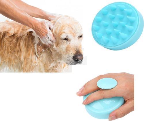 Büro Ev Evcil Hayvanı için Hazneli Silikon Başlı Kedi Köpek Yıkama Fırçası