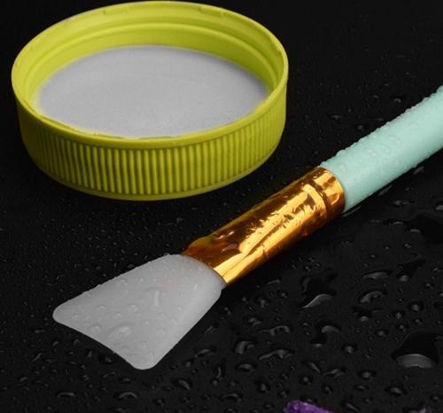 Büro Personel Bakımı için 2PARÇA Yüz Maskesi Slikon Krem Sürme Fırçası Seti