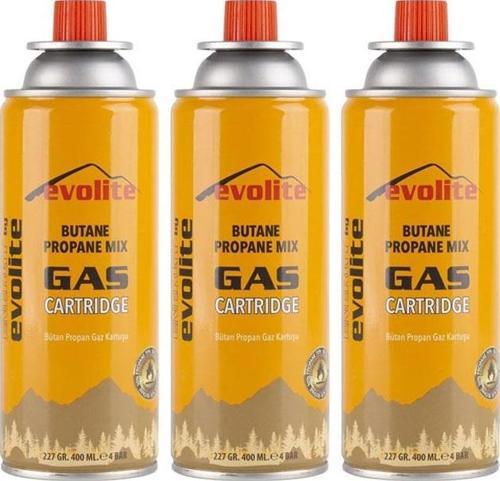 227 Gr. Gaz Ocak Kartuşu 3 Adet EVO-009-A1